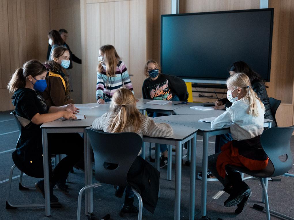 Blick in eines der Klassenzimmer