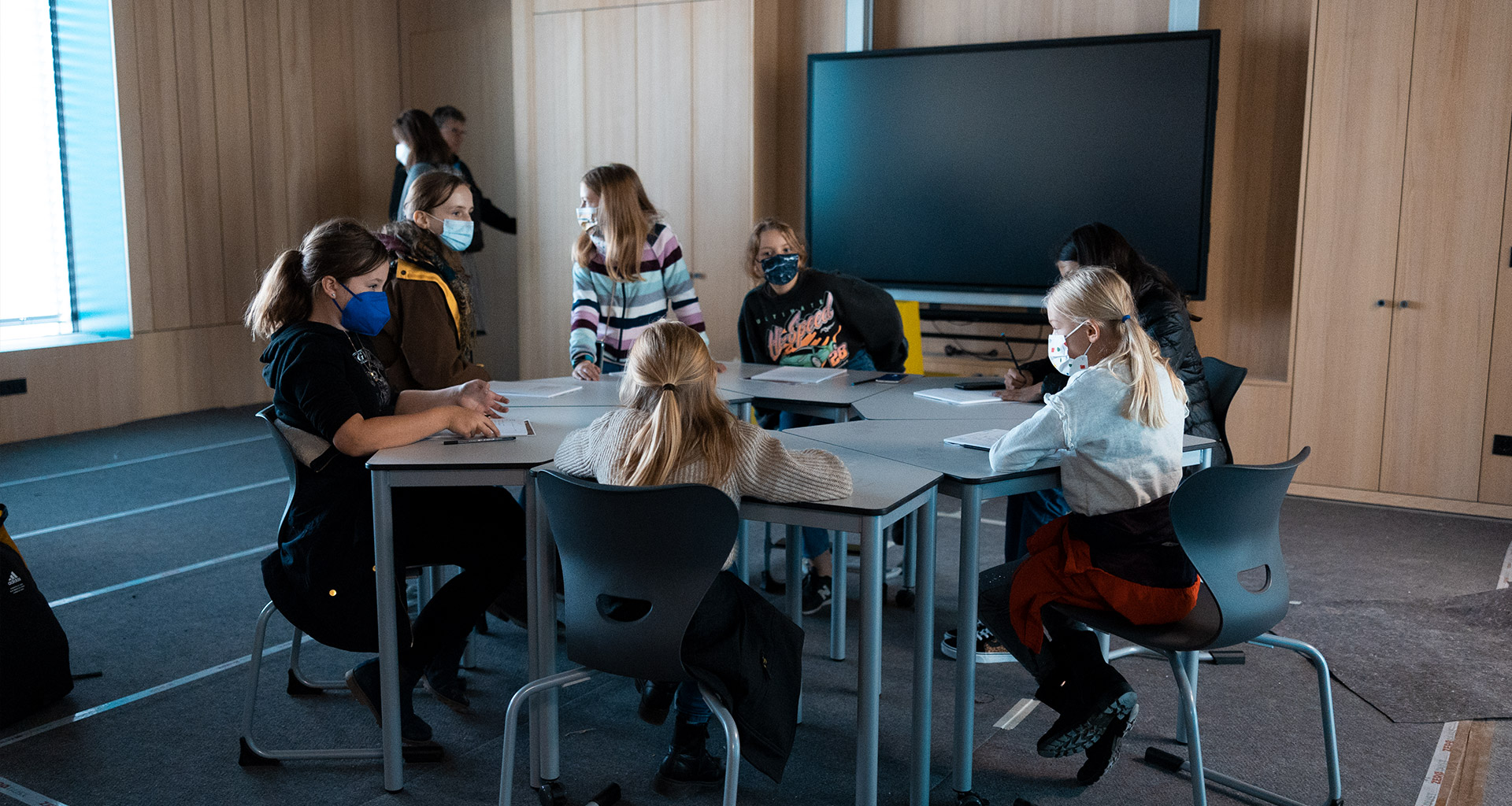 Blick in eines der Klassenzimmer