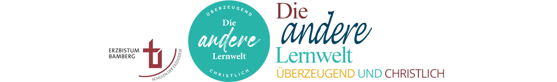 Schriftzug mit Logo im Kopf der Website 'Die andere Lernwelt'
