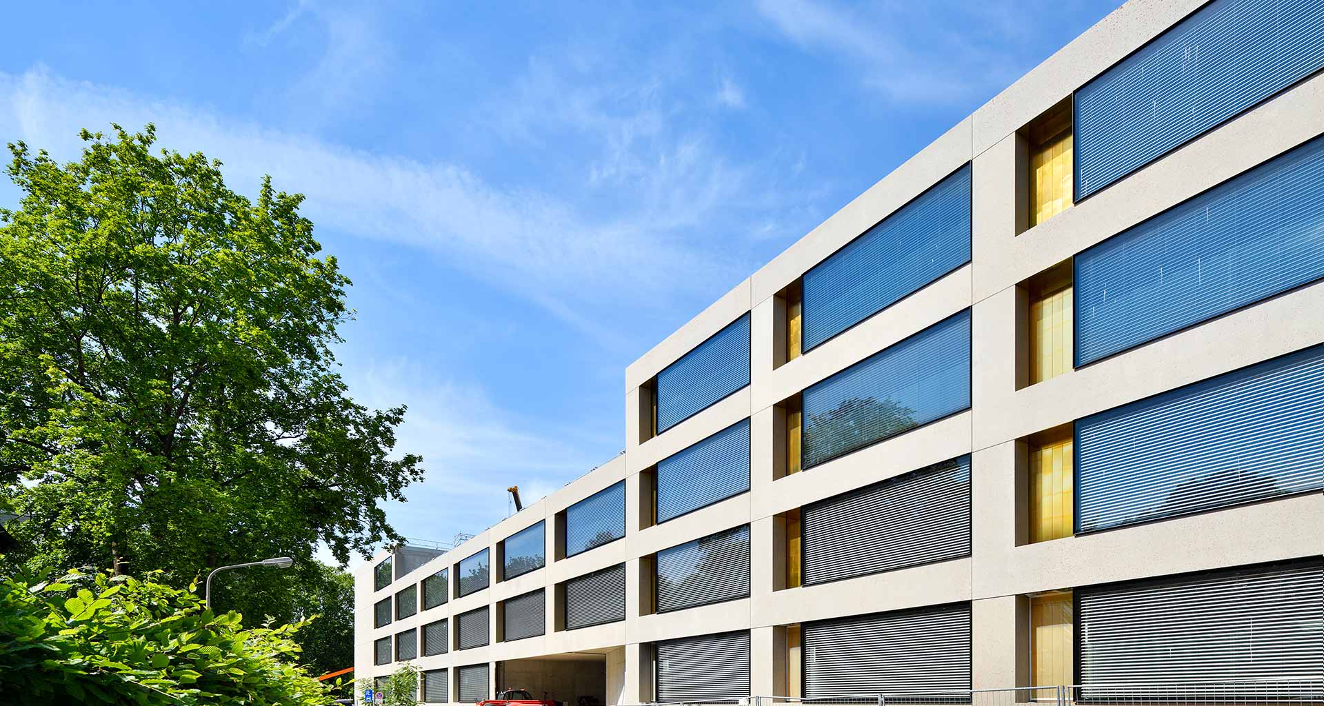 Außenansicht des Schulhauses