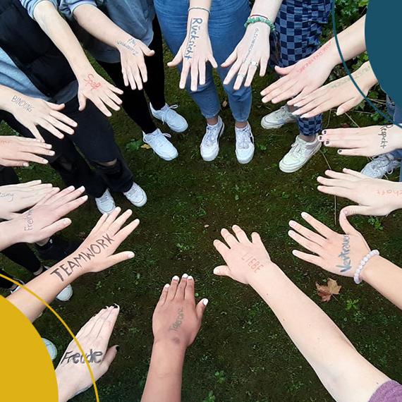 Slider im kopf auf der Homepage der anderen Lernwelt