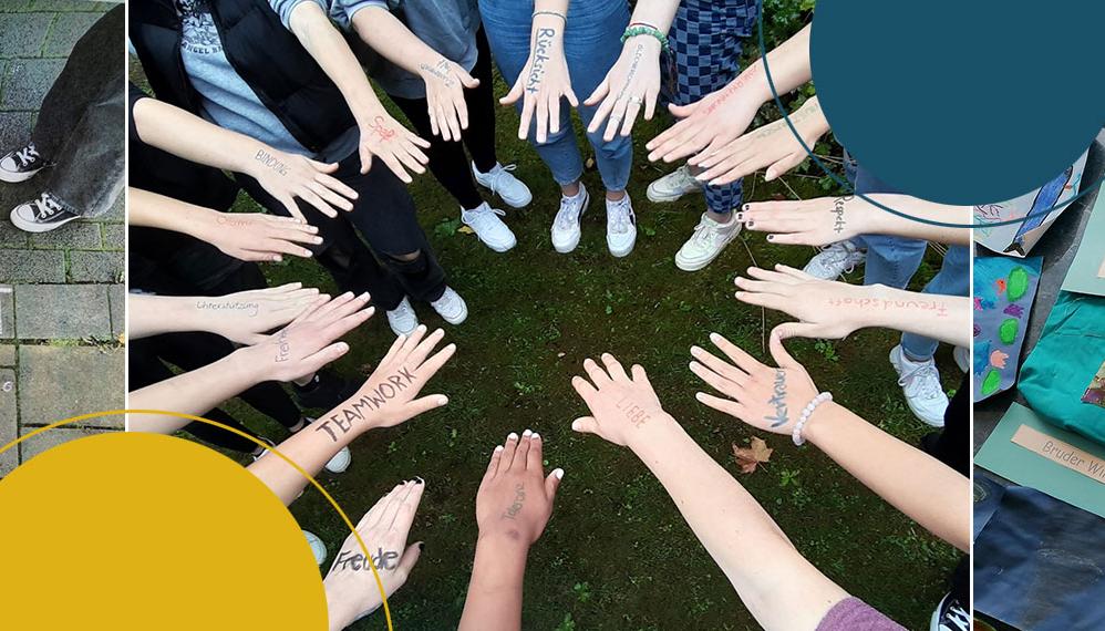 Slider im kopf auf der Homepage der anderen Lernwelt