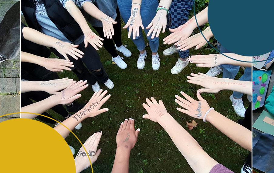 Slider im kopf auf der Homepage der anderen Lernwelt